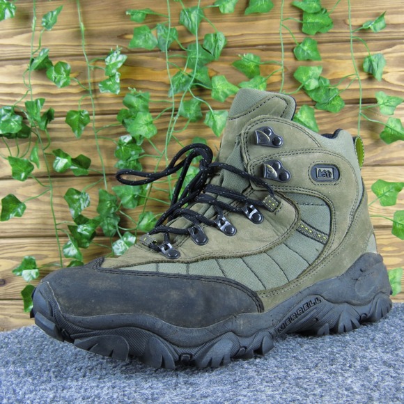 Merrell Monarch II Men's 11 Olive Green Hiking Boots Mid Ankle Lace Up Durable - Picture 1 of 8